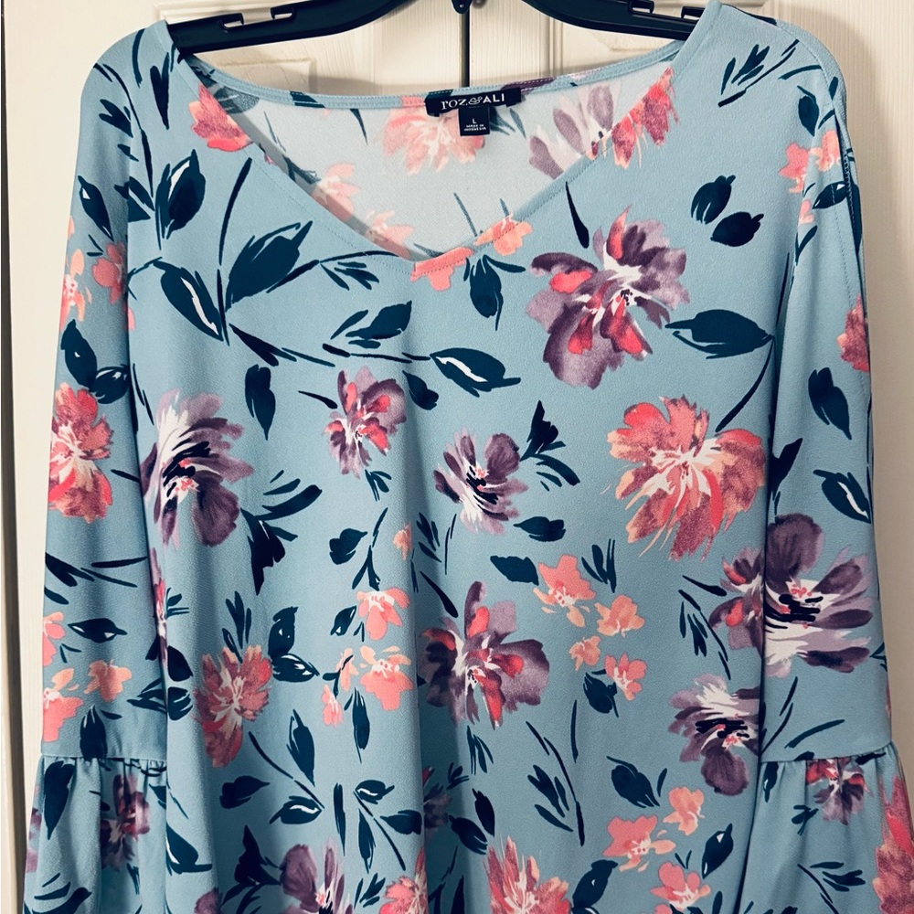 Roz & Ali Floral Blouse